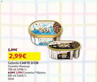 Auchan Gelado CARTE D'OR promoção