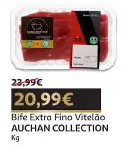 Auchan Bife extra fino vitelão auchan collection promoção