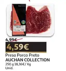 Auchan presa porco preto auchan collection promoção