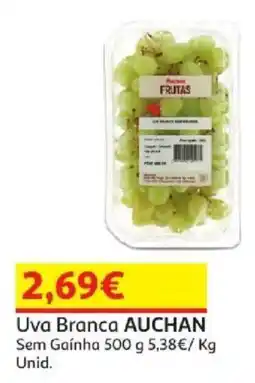Auchan Uva Branca Auchan promoção