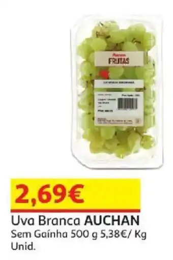 Auchan Uva Branca Auchan promoção