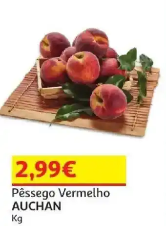 Auchan Pêssego Vermelho Auchan promoção
