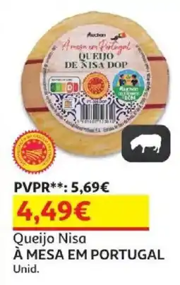 Auchan Queijo Nisa À Mesa em Portugal promoção
