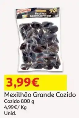 Auchan Mexilhão grande cozido promoção