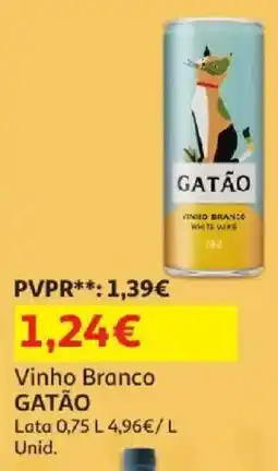 Auchan vinho branco gatão promoção