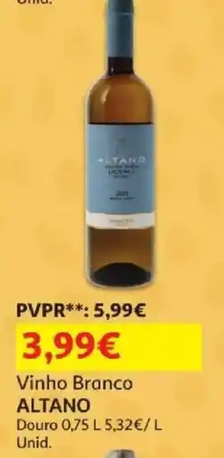Auchan vinho branco altano promoção