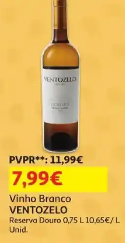 Auchan Vinho branco ventozelo promoção