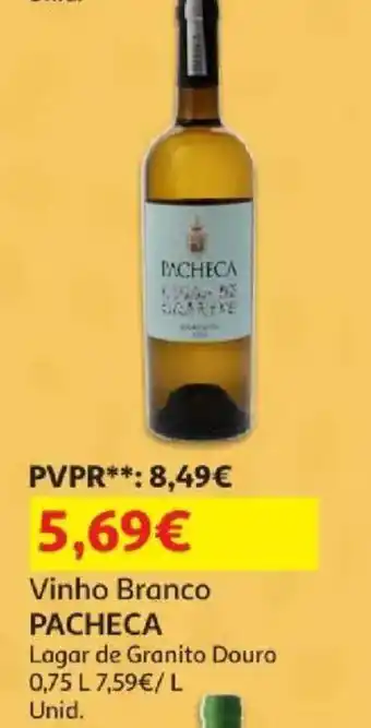 Auchan vinho branco pacheca promoção
