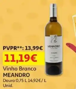 Auchan vinho branco meandro promoção