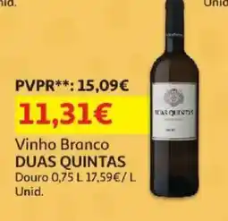 Auchan vinho branco duas quintas promoção