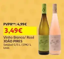 Auchan vinho branco/ rosé joão pires promoção