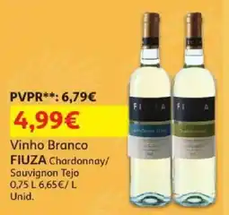Auchan Vinho branco fiuza chardonnay/sauvignon tejo promoção