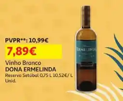 Auchan Vinho Branco Dona Ermelinda promoção