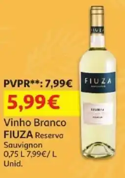 Auchan vinho branco fiuza reserva promoção