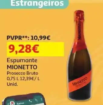 Auchan Espumante mionetto promoção