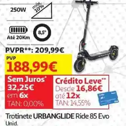 Auchan Trotinete urbanglide ride 85 evo promoção