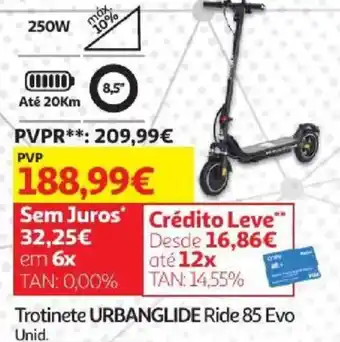 Auchan Trotinete urbanglide ride 85 evo promoção