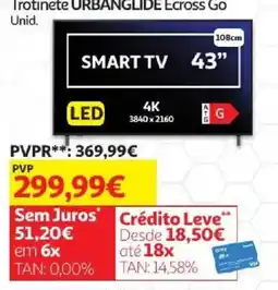 Auchan Smart tv urbanglide promoção
