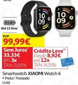 Auchan Smartwatch xiaomi watch 6 promoção