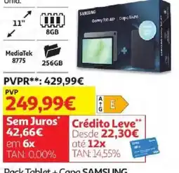 Auchan Samsung Galaxy Tab A10+ Capa Livro promoção