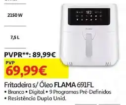 Auchan Fritadeira s/ Óleo Flama 691fl promoção