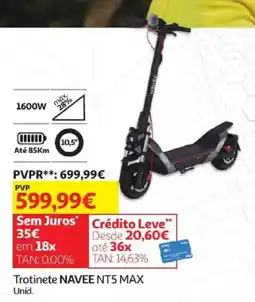 Auchan Trotinete navee nt5 max promoção