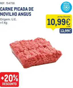 Makro Carne picada de novilho angus promoção