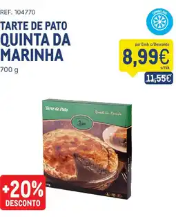 Makro tarte de pato quinta da marinha promoção