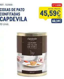 Makro Coxas de pato confitadas capdevila promoção