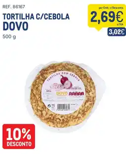 Makro Tortilha com cebola dovo promoção