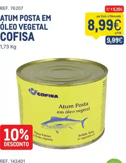 Makro atum posta em óleo vegetal cofisa promoção