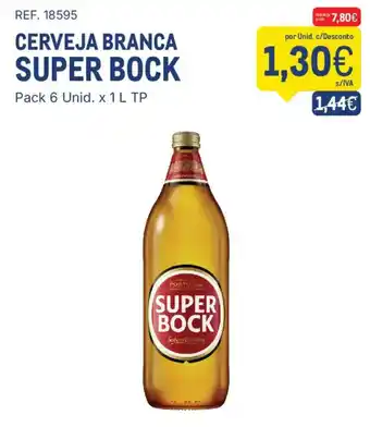 Makro Cerveja branca super bock promoção