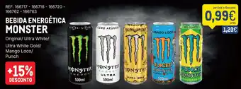 Makro Bebida energética monster promoção