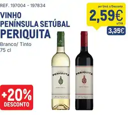 Makro vinho península setúbal periquita promoção