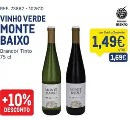 Makro vinho verde monte baixo promoção