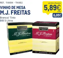 Makro vinho de mesa m.j. freitas promoção