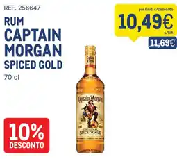 Makro Rum captain morgan spiced gold promoção