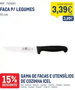 Makro Faca p/ legumes icel promoção