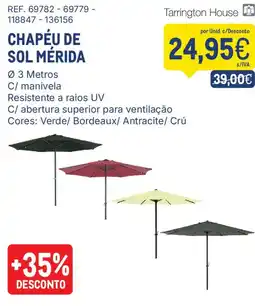 Makro chapéu de sol mérida promoção