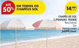 Pingo Doce Chapéu de sol c/franjas plener promoção
