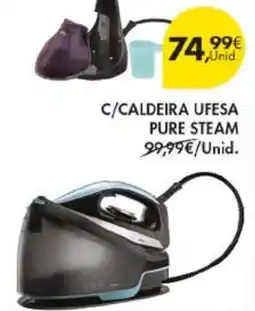 Pingo Doce C/caldeira ufesa pure steam promoção