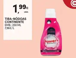 Continente Tira-nódoas continente promoção