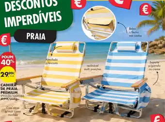 Cadeira de praia premium