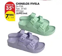 Pingo Doce Chinelos fivela promoção