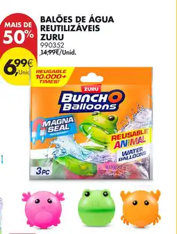 Pingo Doce Balões de água reutilizáveis zuru promoção