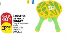 Pingo Doce Raquetes de praia sunbay promoção