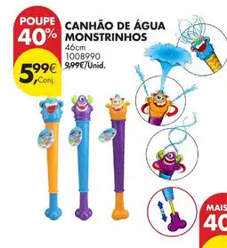 Pingo Doce Canhão de água monstrinhos promoção