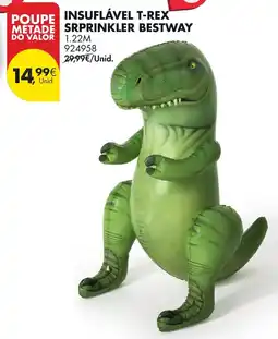 Pingo Doce Insuflável t-rex srprinkler bestway 1.22m promoção