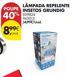 Pingo Doce Lâmpada repelente insetos grundig promoção