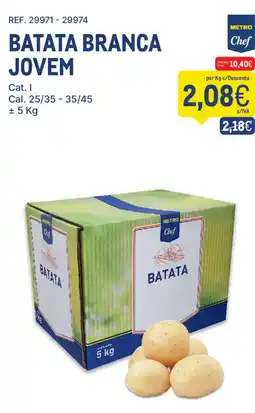 Makro Batata branca jovem promoção